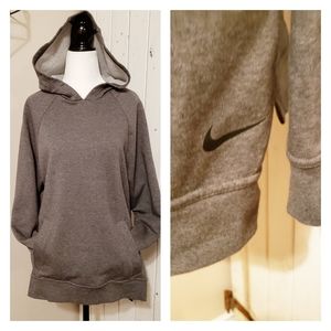 NIKE | COZY DRI-FIT COTTON HOODIE GREY